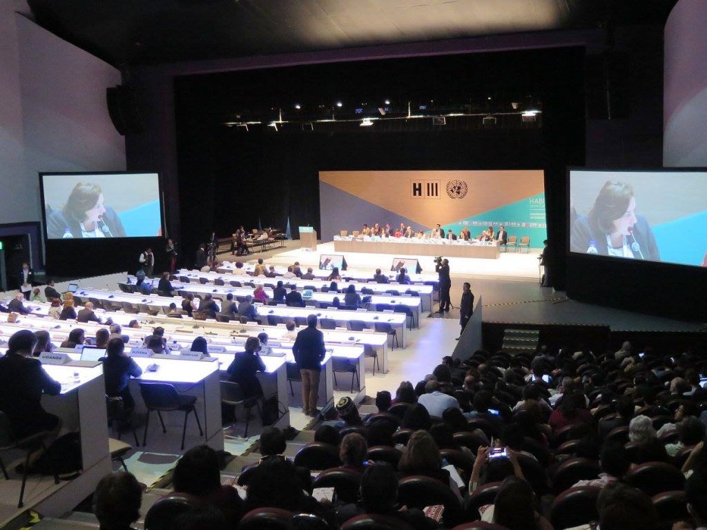 united nations conference on housing and sustainable urban development habitat 3 , Conference photo